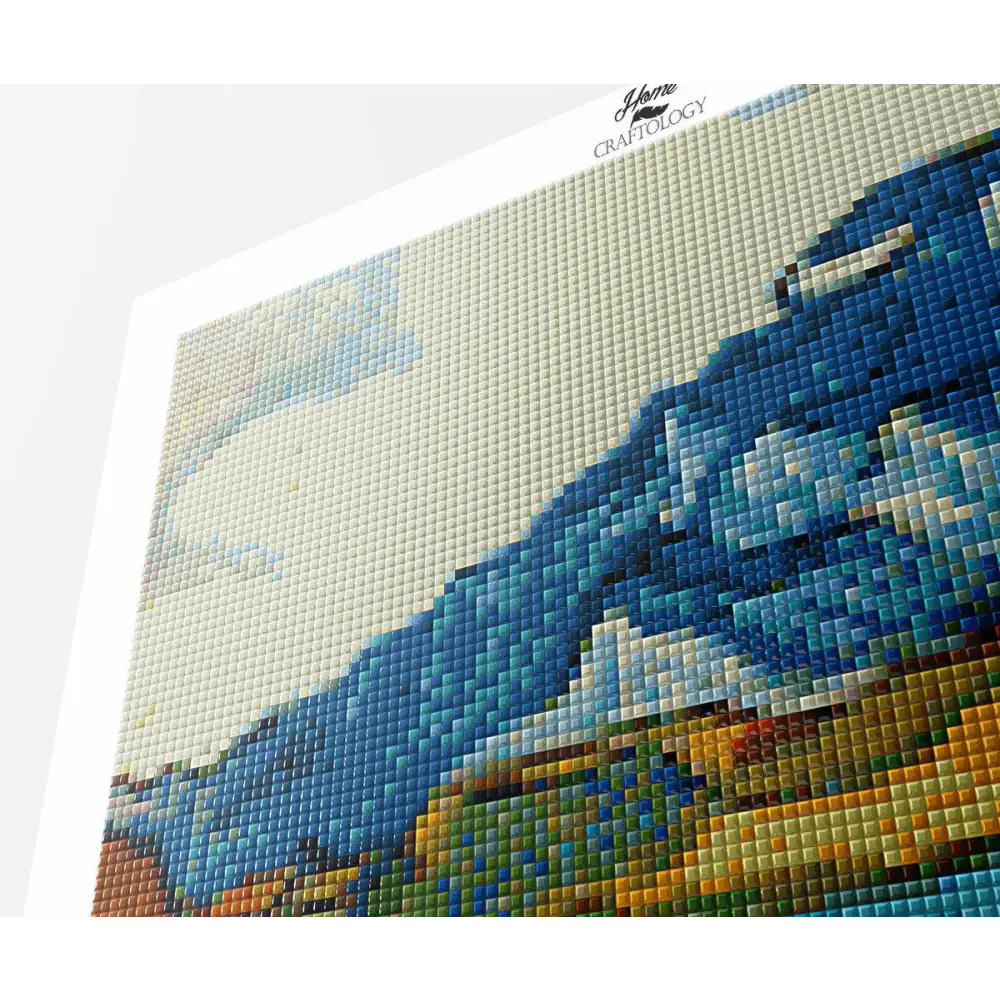 Les Alpilles a Mountain Landscape - Premium Diamond Painting Kit - Diamond Painting Kit