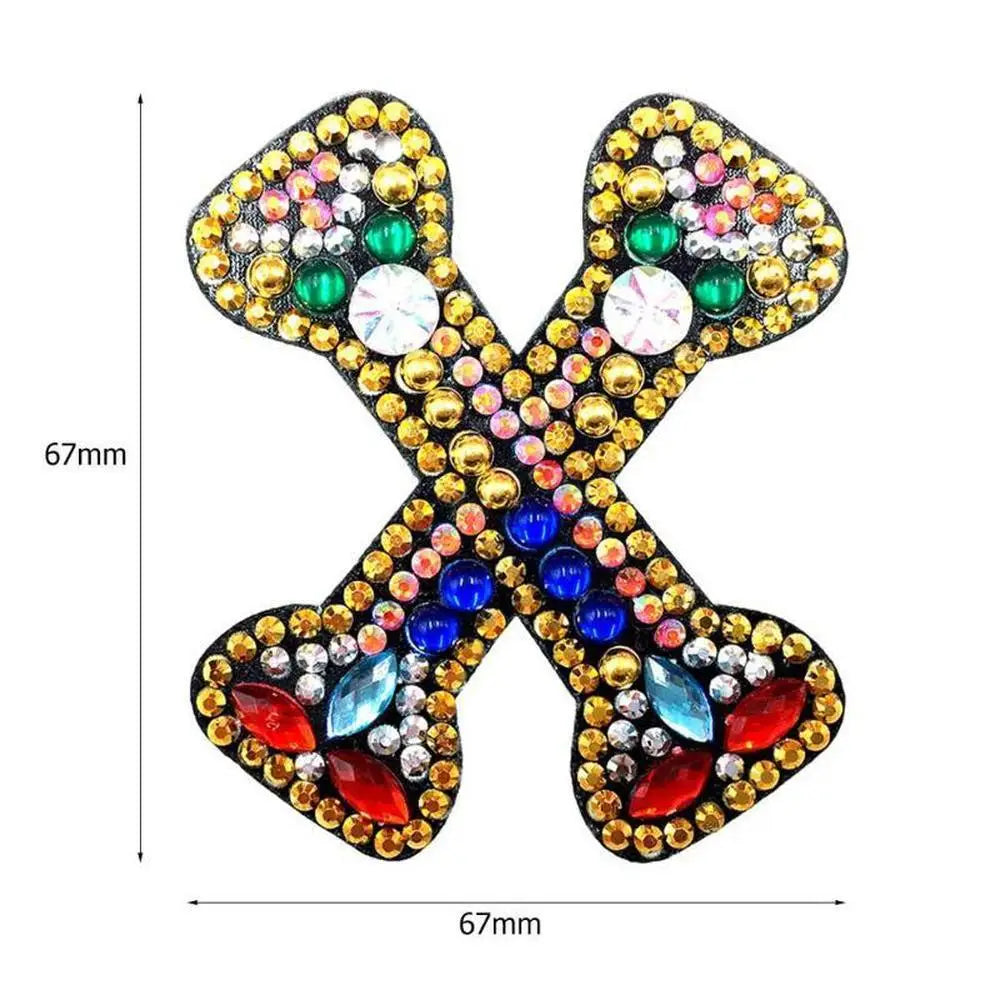 Letters - Diamond Painting Keychain - Keychain