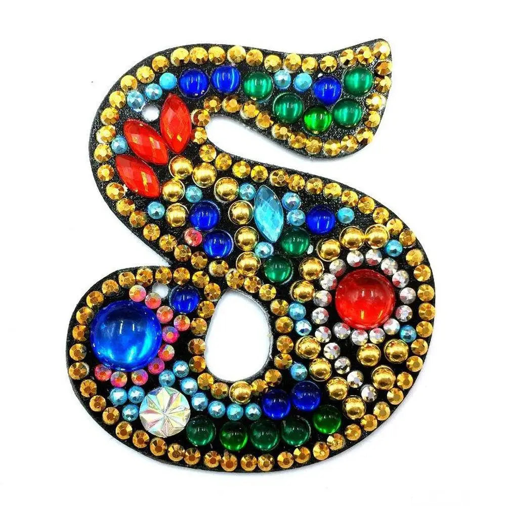 Letters - Diamond Painting Keychain - S - Keychain