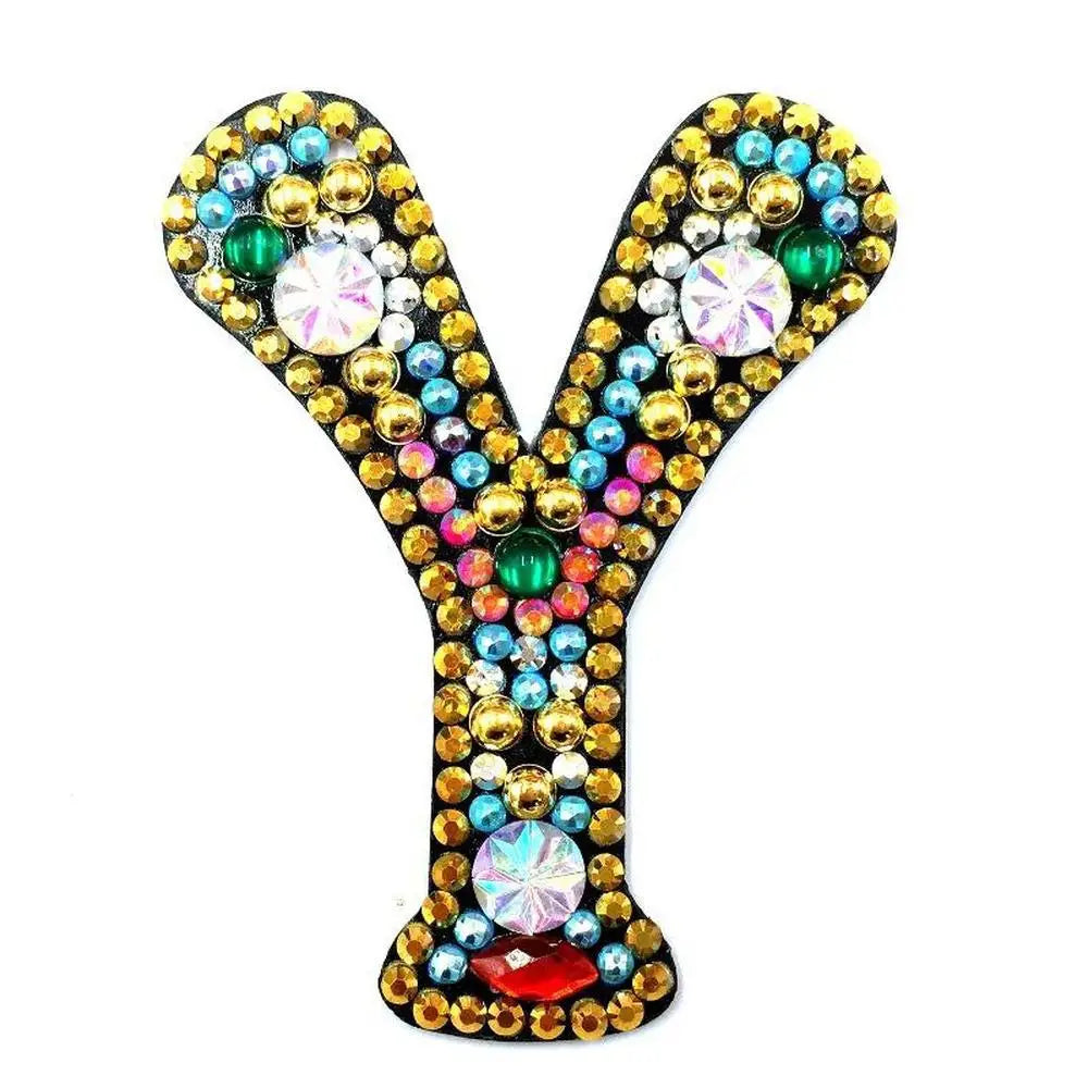 Letters - Diamond Painting Keychain - Y - Keychain