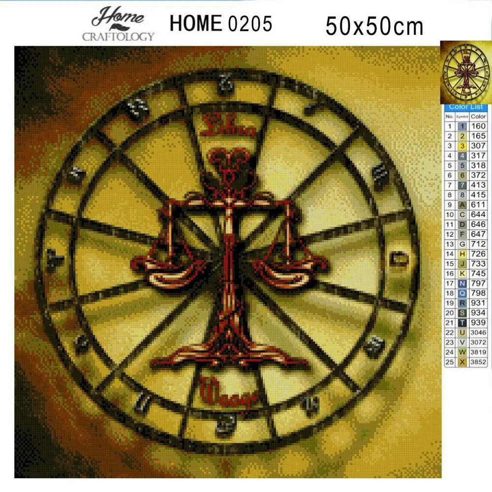 Libra Horoscope - Premium Diamond Painting Kit - Diamond Painting Kit