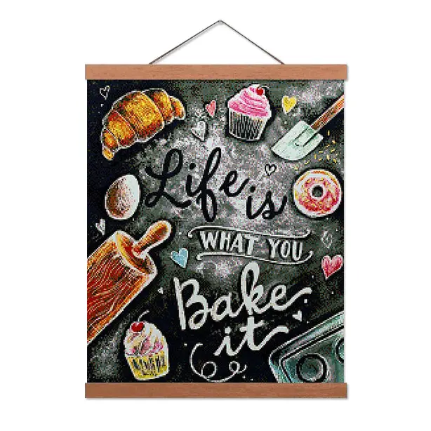 Life is What you Bake it - Exclusive Premium Diamond Painting Kit - Diamond Painting Kit