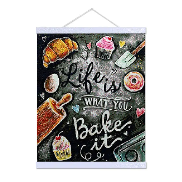 Life is What you Bake it - Exclusive Premium Diamond Painting Kit - Diamond Painting Kit