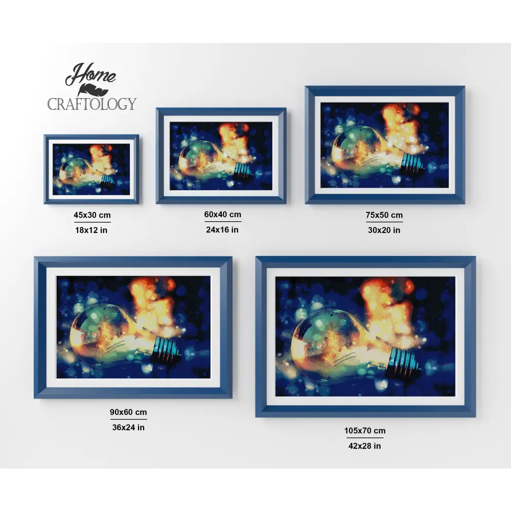 Light Bulb - Premium Diamond Painting Kit - Diamond Painting Kit