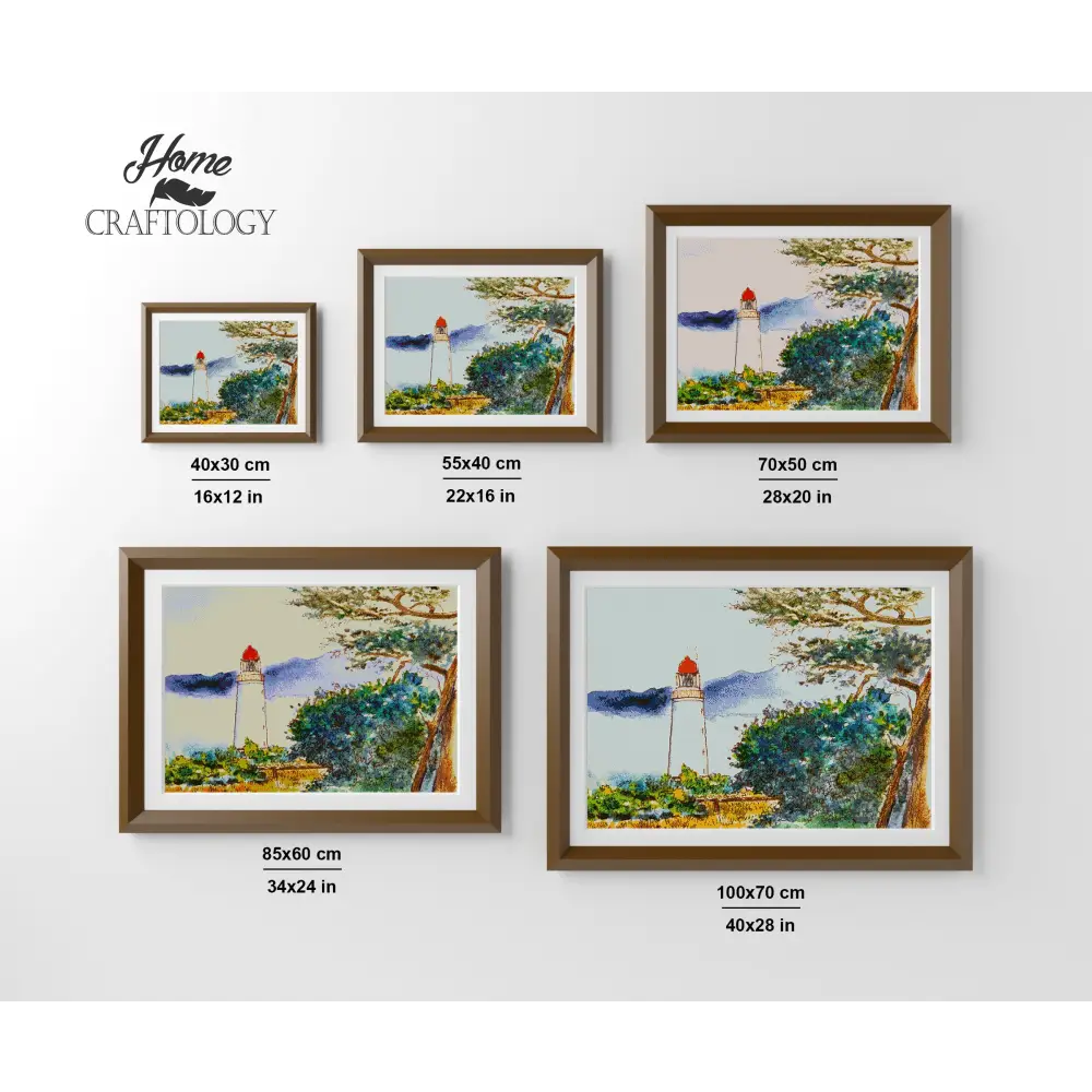 Lighthouse Painting - Premium Diamond Painting Kit - Diamond Painting Kit