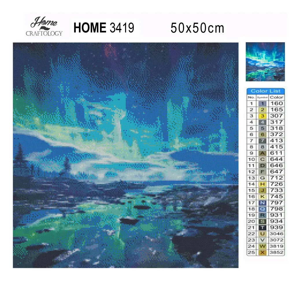 Lights Reflection - Exclusive Premium Diamond Painting Kit - Diamond Painting Kit