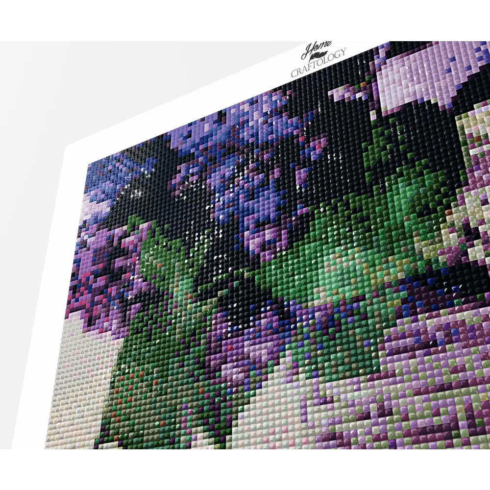 Lilac Bouquet - Premium Diamond Painting Kit - Diamond Painting Kit