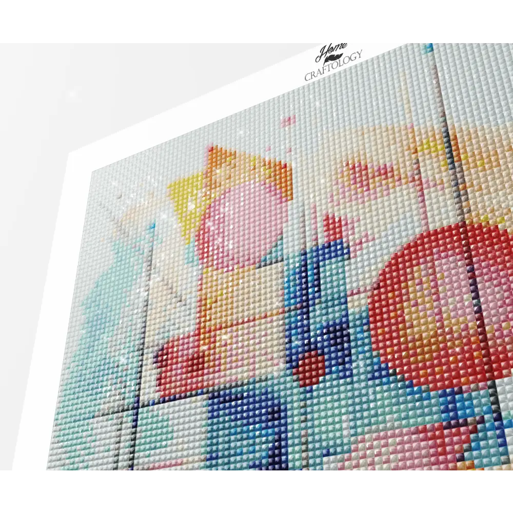 Lines and Shapes - Exclusive Premium Diamond Painting Kit - Diamond Painting Kit