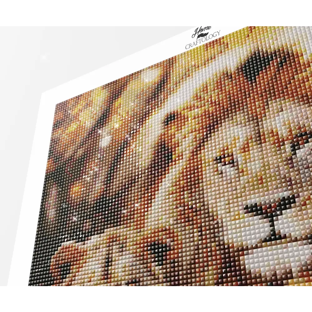 Lion Family - Exclusive Premium Diamond Painting Kit - Diamond Painting Kit