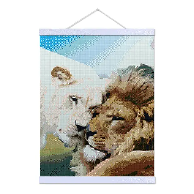 Lions - Exclusive Premium Diamond Painting Kit - Diamond Painting Kit