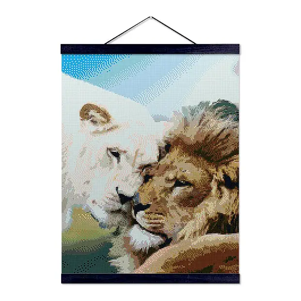 Lions - Exclusive Premium Diamond Painting Kit - Diamond Painting Kit