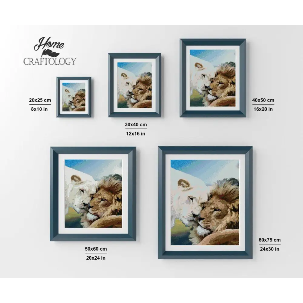 Lions - Diamond Painting Kit - Home Craftology