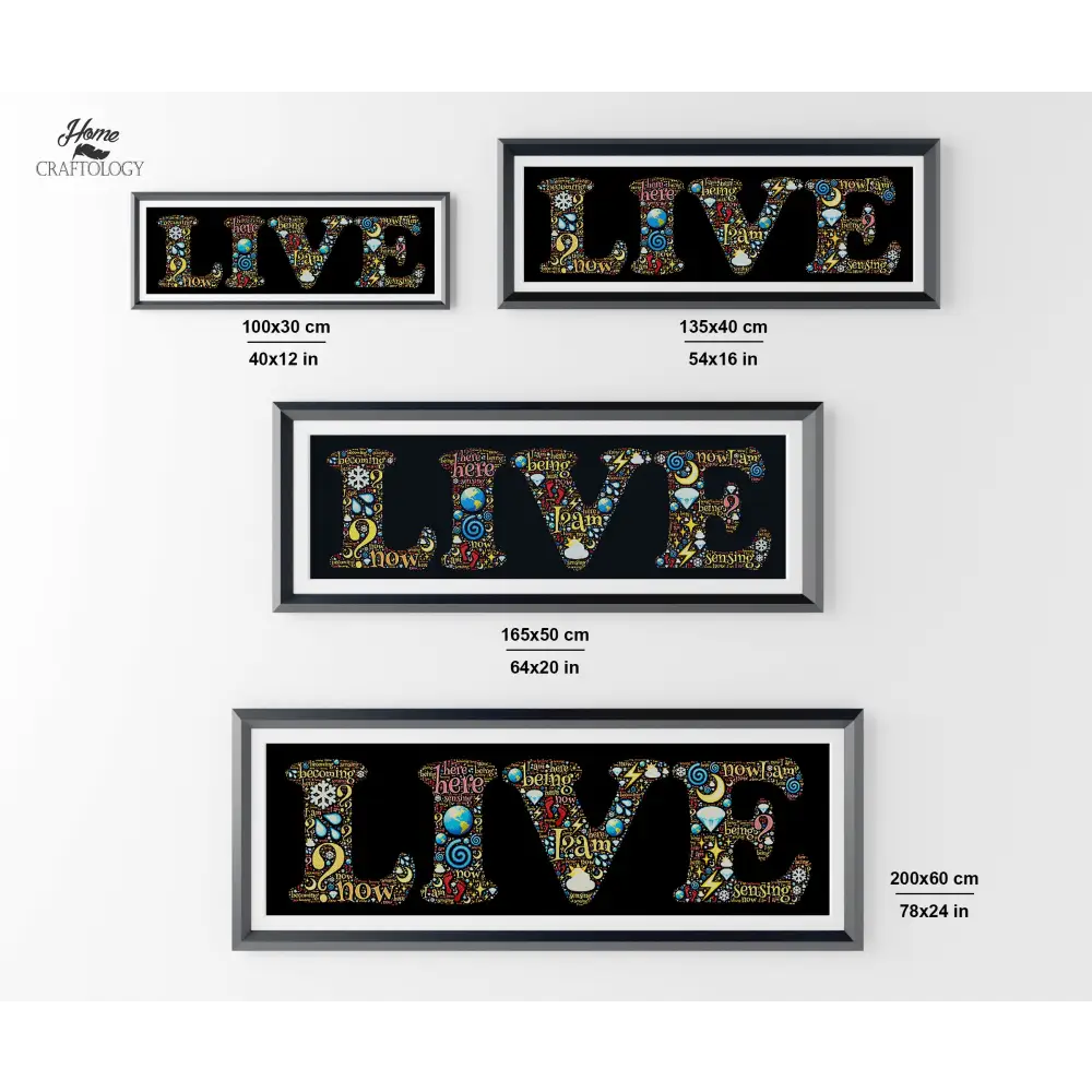 Live - Premium Diamond Painting Kit - Diamond Painting Kit