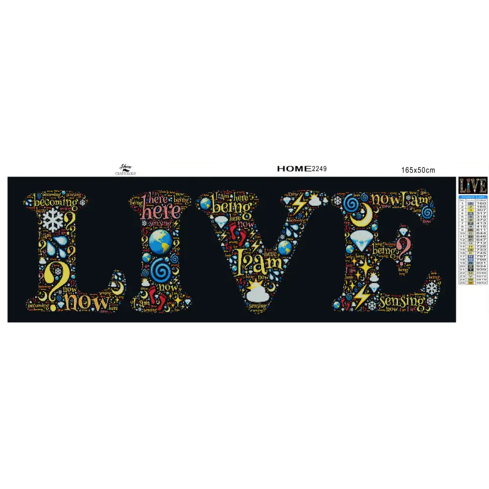 Live - Premium Diamond Painting Kit - Diamond Painting Kit