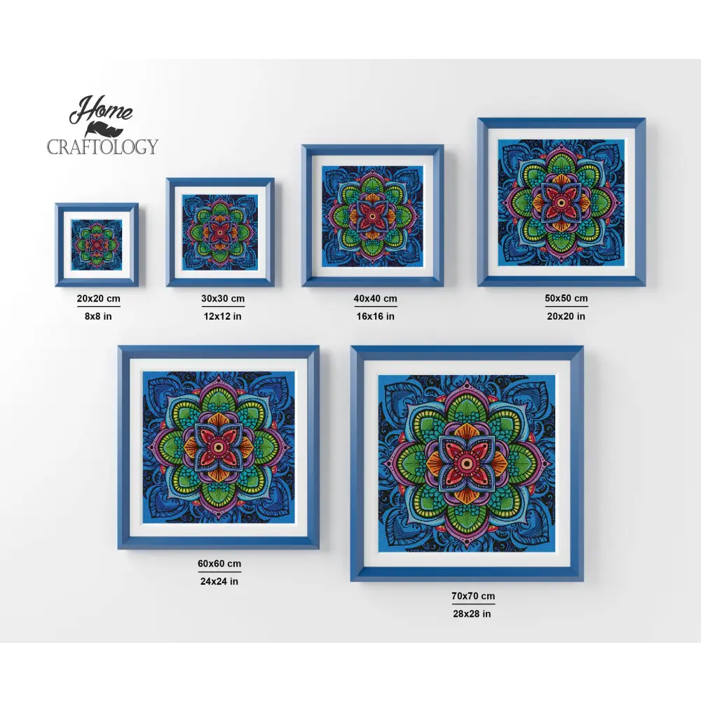 Lotus Mandala - Premium Diamond Painting Kit - Diamond Painting Kit