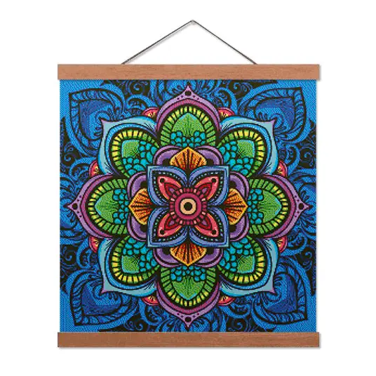 Lotus Mandala - Premium Diamond Painting Kit - Diamond Painting Kit