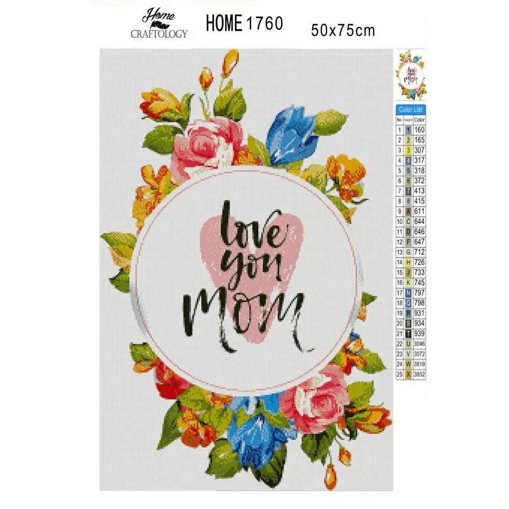 Love For Mom - Premium Diamond Painting Kit - Diamond Painting Kit