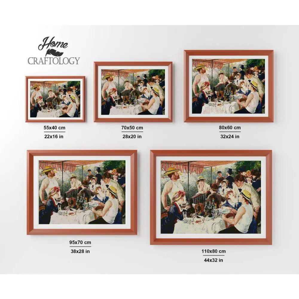 Luncheon of the Boating Party - Premium Diamond Painting Kit - Diamond Painting Kit