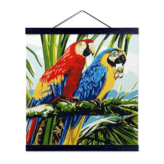 Macaw Birds - Premium Diamond Painting Kit - Diamond Painting Kit