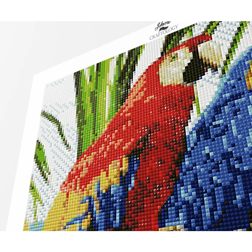 Macaw Birds - Premium Diamond Painting Kit - Diamond Painting Kit