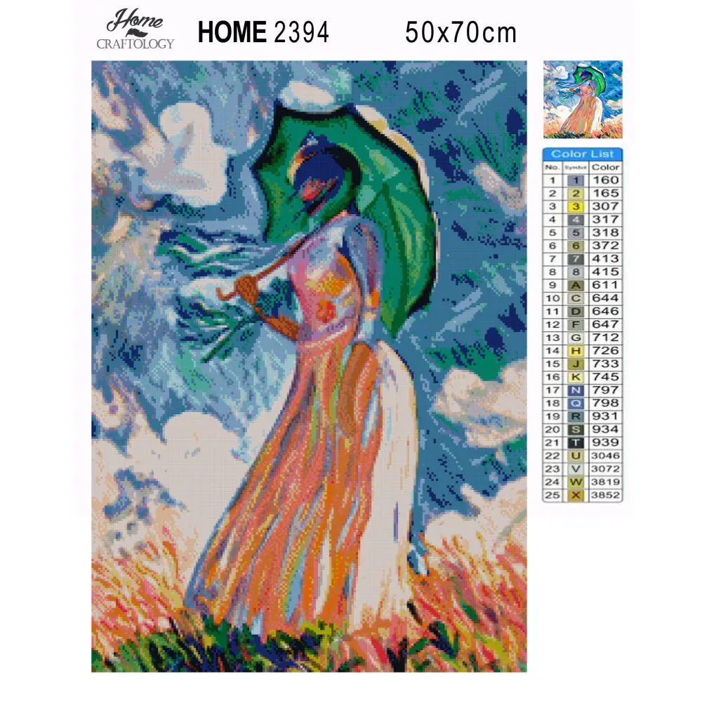 Madame Monet - Premium Diamond Painting Kit - Diamond Painting Kit