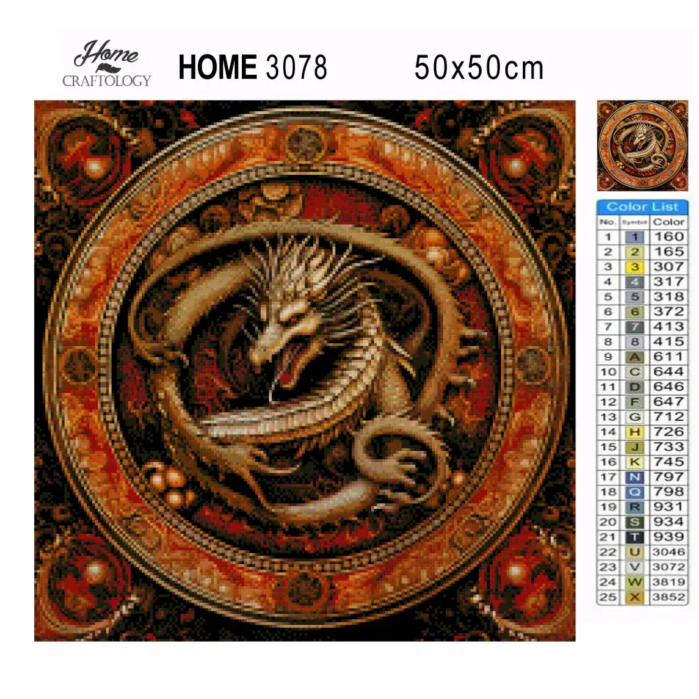Magnificent Dragon - Exclusive Premium Diamond Painting Kit - Diamond Painting Kit
