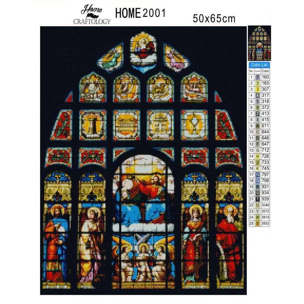 Mary Crowned in Heaven by Jesus - Premium Diamond Painting Kit - Diamond Painting Kit