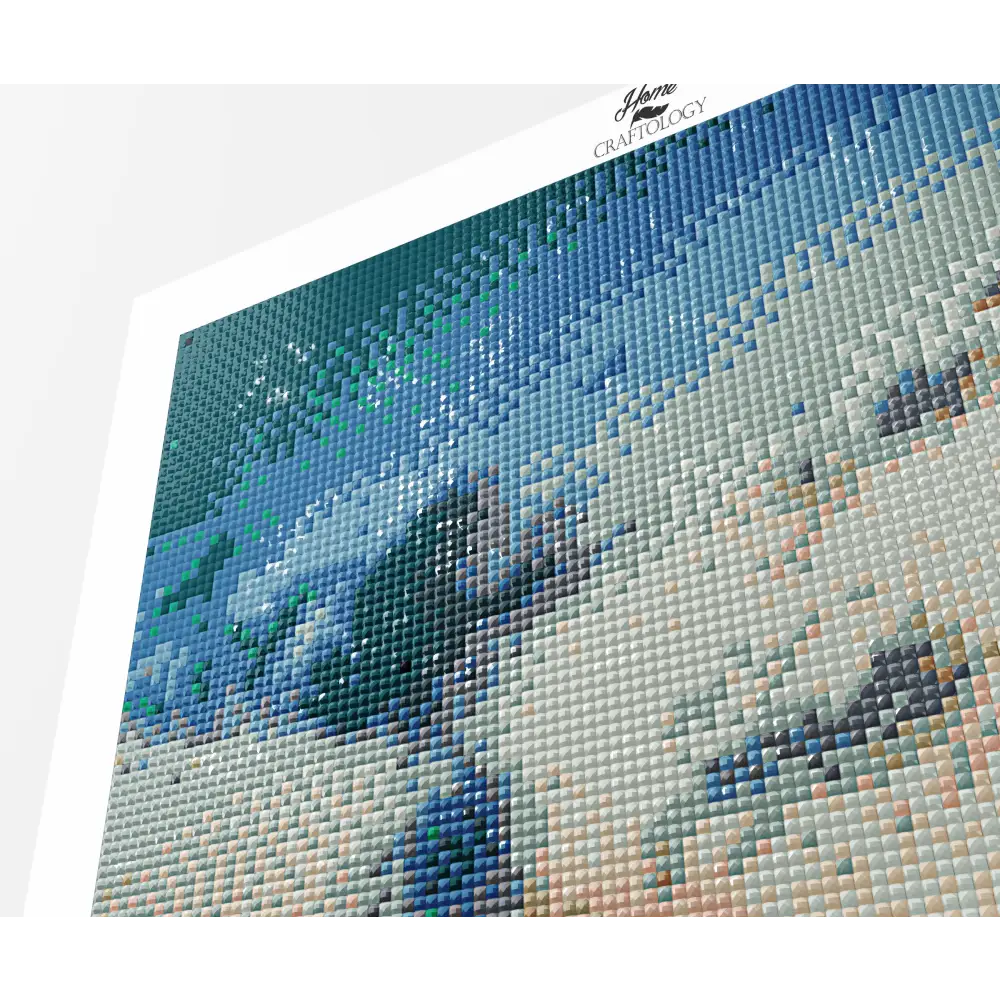 Mermaid and Sunset - Premium Diamond Painting Kit - Diamond Painting Kit