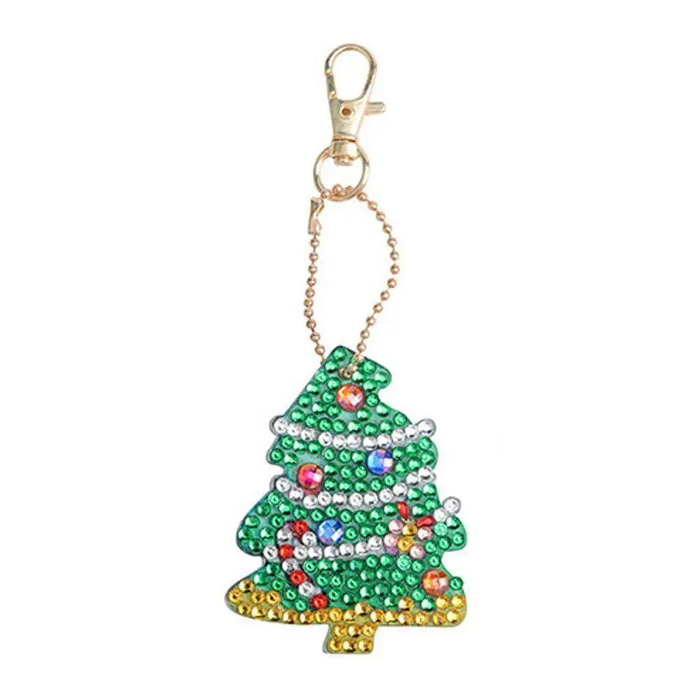 Merry Christmas - Diamond Painting Keychain - Keychain