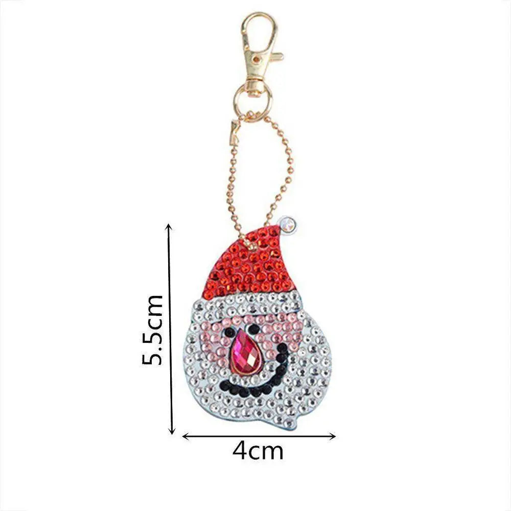 Merry Christmas - Diamond Painting Keychain - Keychain