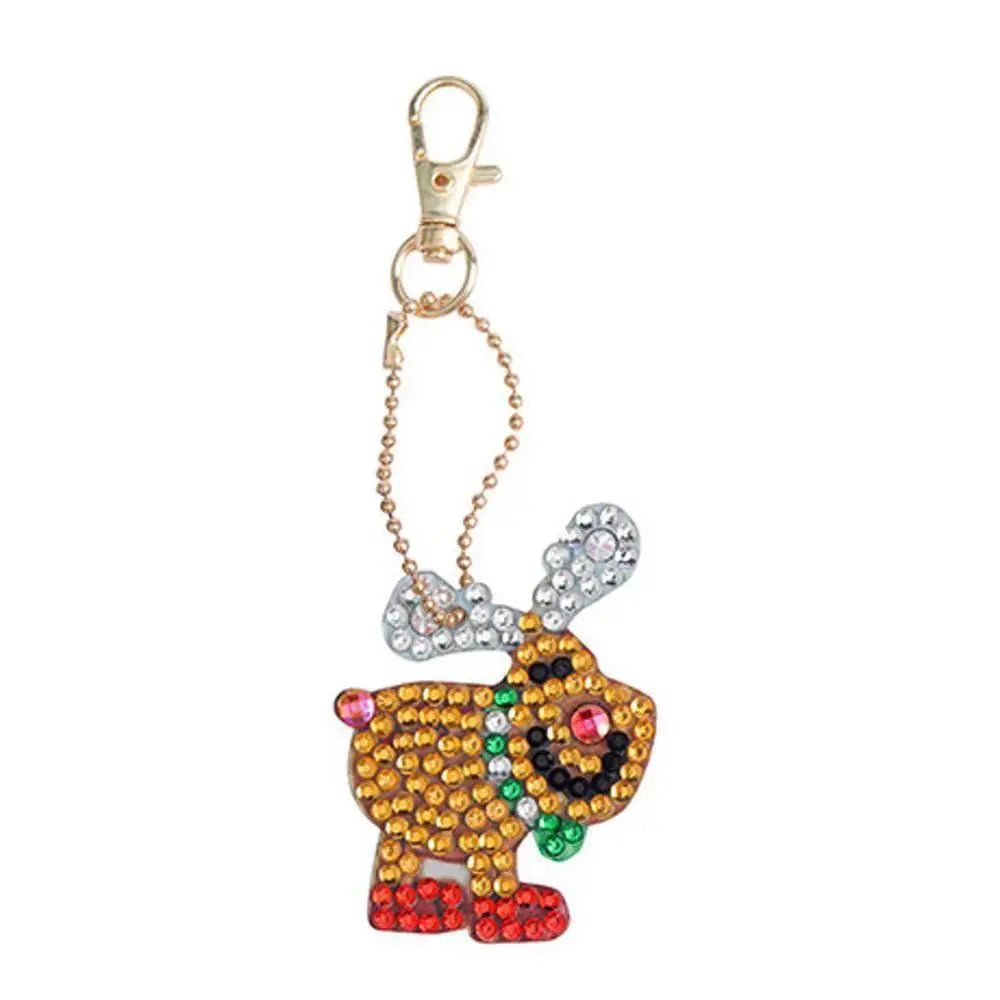 Merry Christmas - Diamond Painting Keychain - Keychain