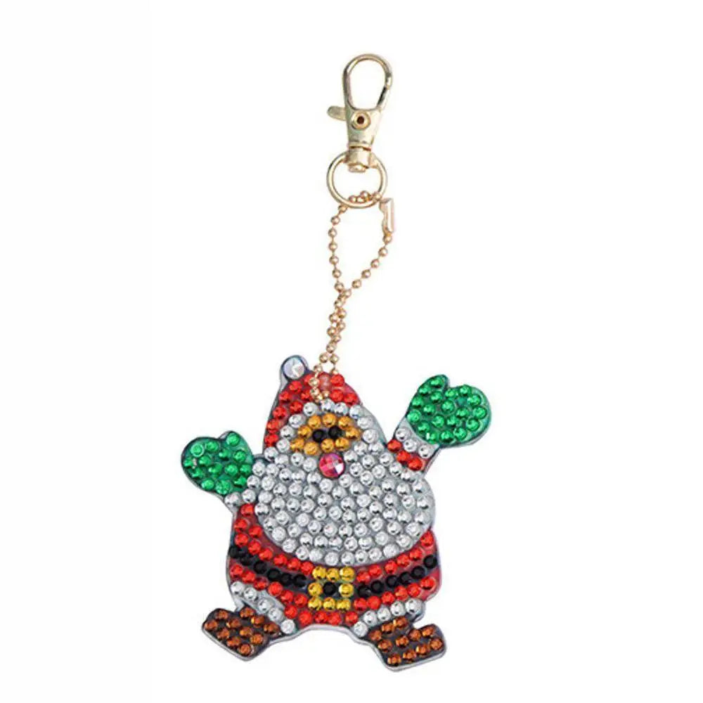 Merry Christmas - Diamond Painting Keychain - Keychain