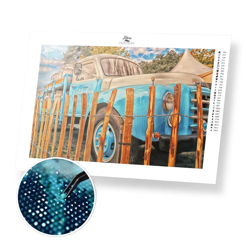 Milk Transporter - Premium Diamond Painting Kit - 45x30cm / 18x12’’ / Square (Most Popular) - Diamond Painting Kit