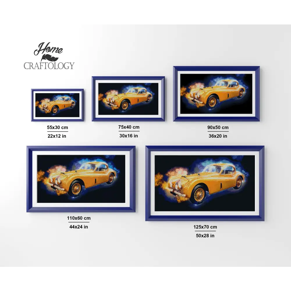 Modern Classic Car - Premium Diamond Painting Kit - Diamond Painting Kit