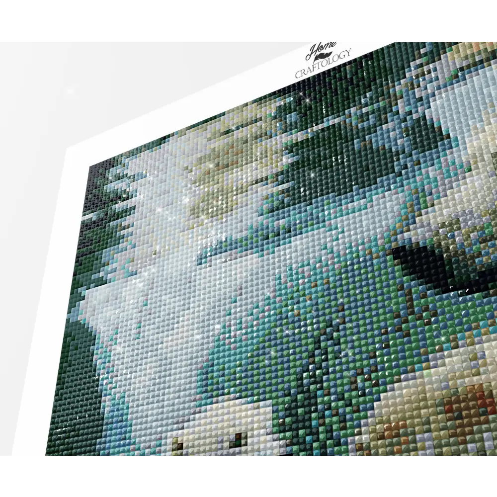 Mommy and Baby Polar Bears - Premium Diamond Painting Kit - Diamond Painting Kit