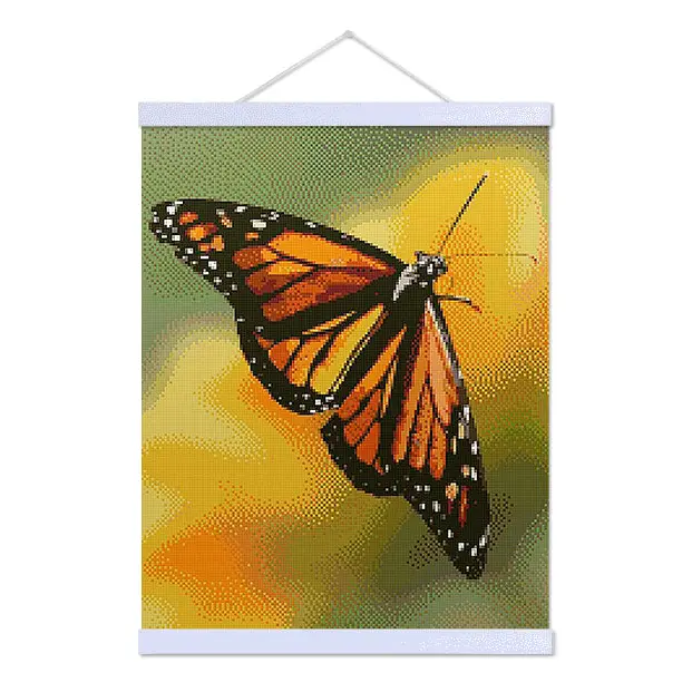 Monarch Butterfly Painting - Exclusive Premium Diamond Painting Kit - Diamond Painting Kit