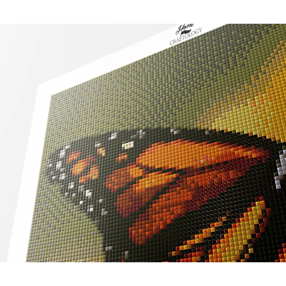 Monarch Butterfly Painting - Diamond Painting Kit - Home Craftology