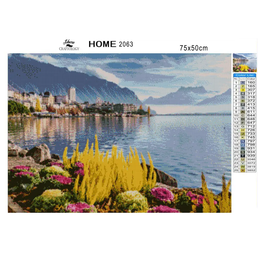 Montreux - Premium Diamond Painting Kit - Diamond Painting Kit