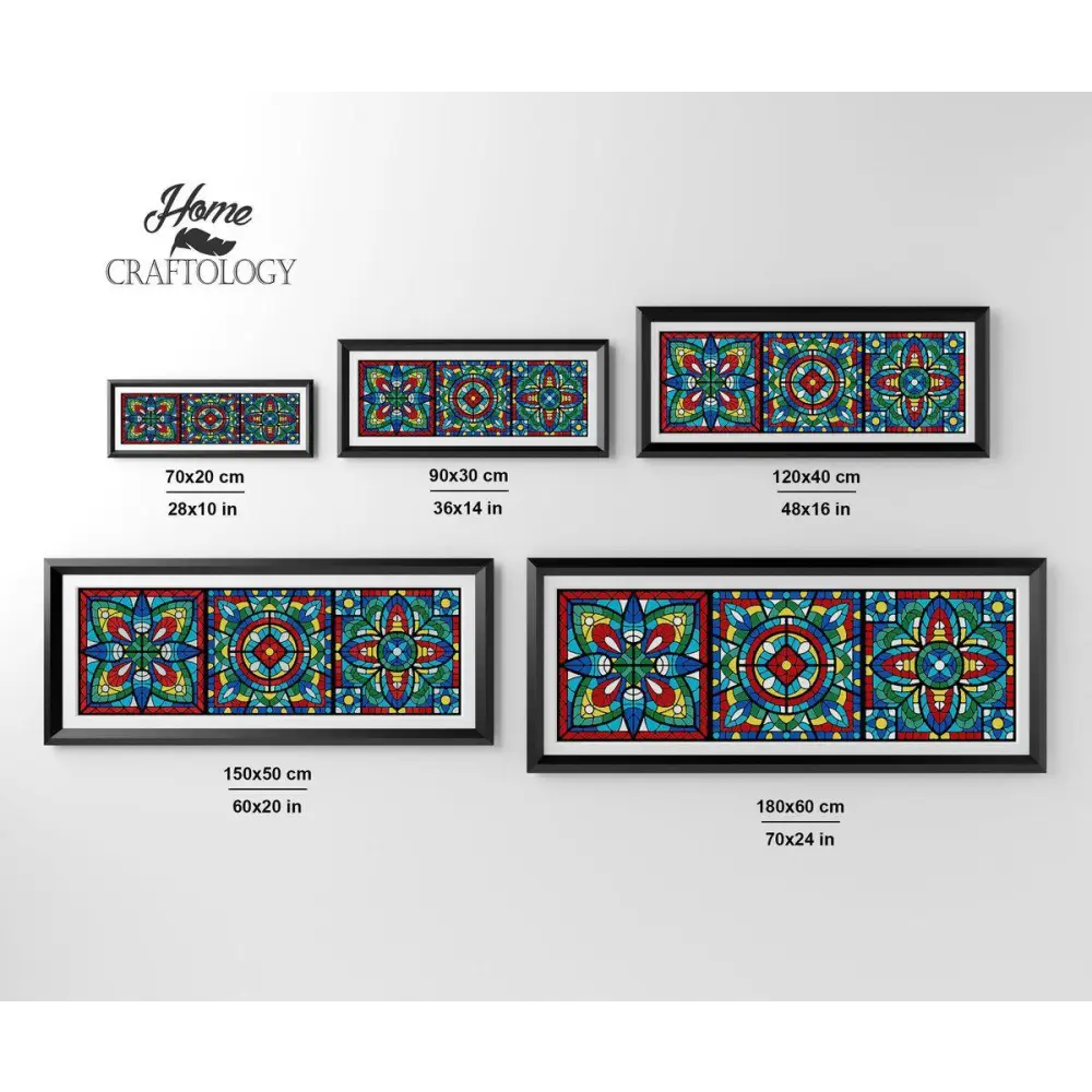 Mosaic Tile Pattern - Premium Diamond Painting Kit - Diamond Painting Kit