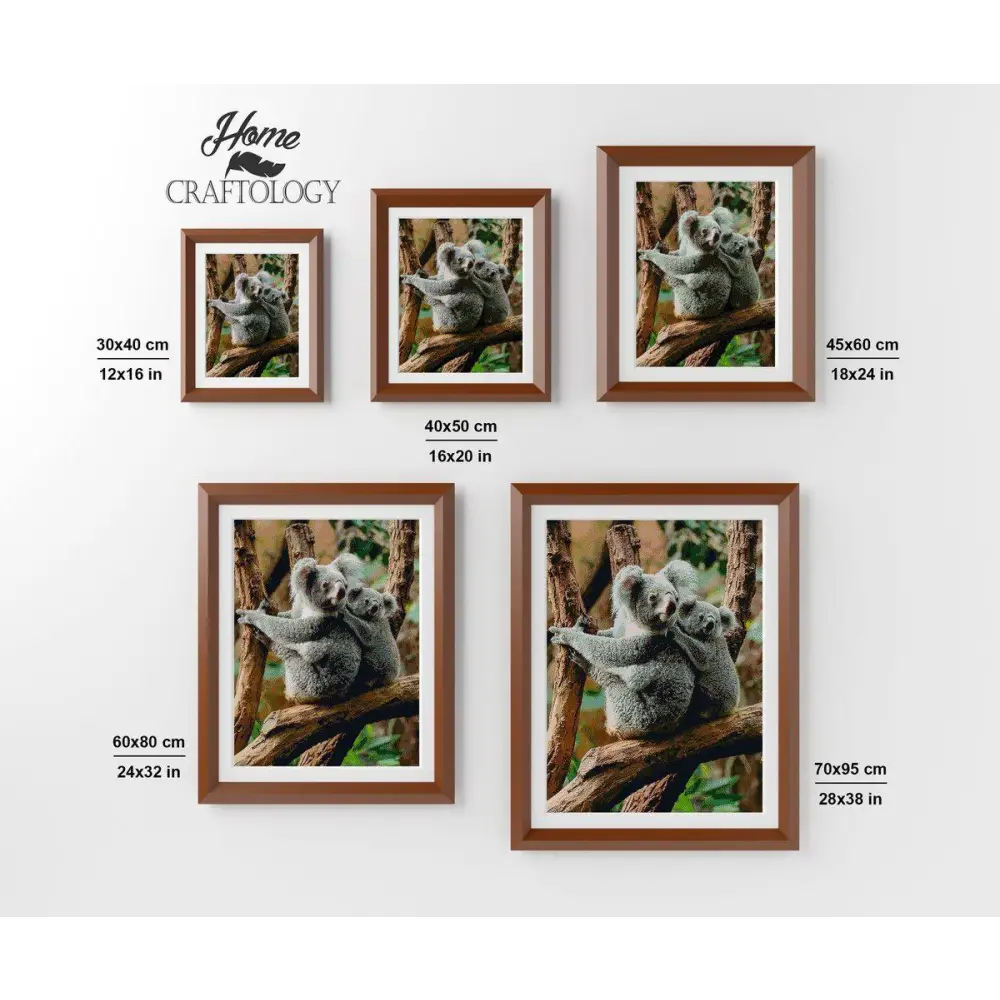 Mother and Baby Koala - Premium Diamond Painting Kit - Diamond Painting Kit