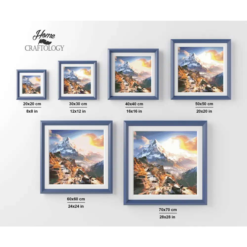 Mount Everest - Exclusive Premium Diamond Painting Kit - Diamond Painting Kit