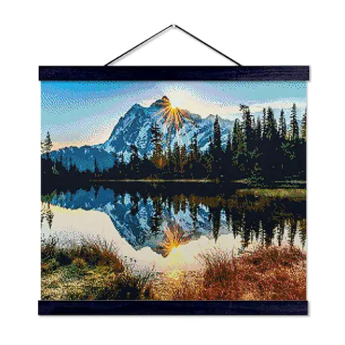 Mountain Reflections - Exclusive Premium Diamond Painting Kit - Diamond Painting Kit