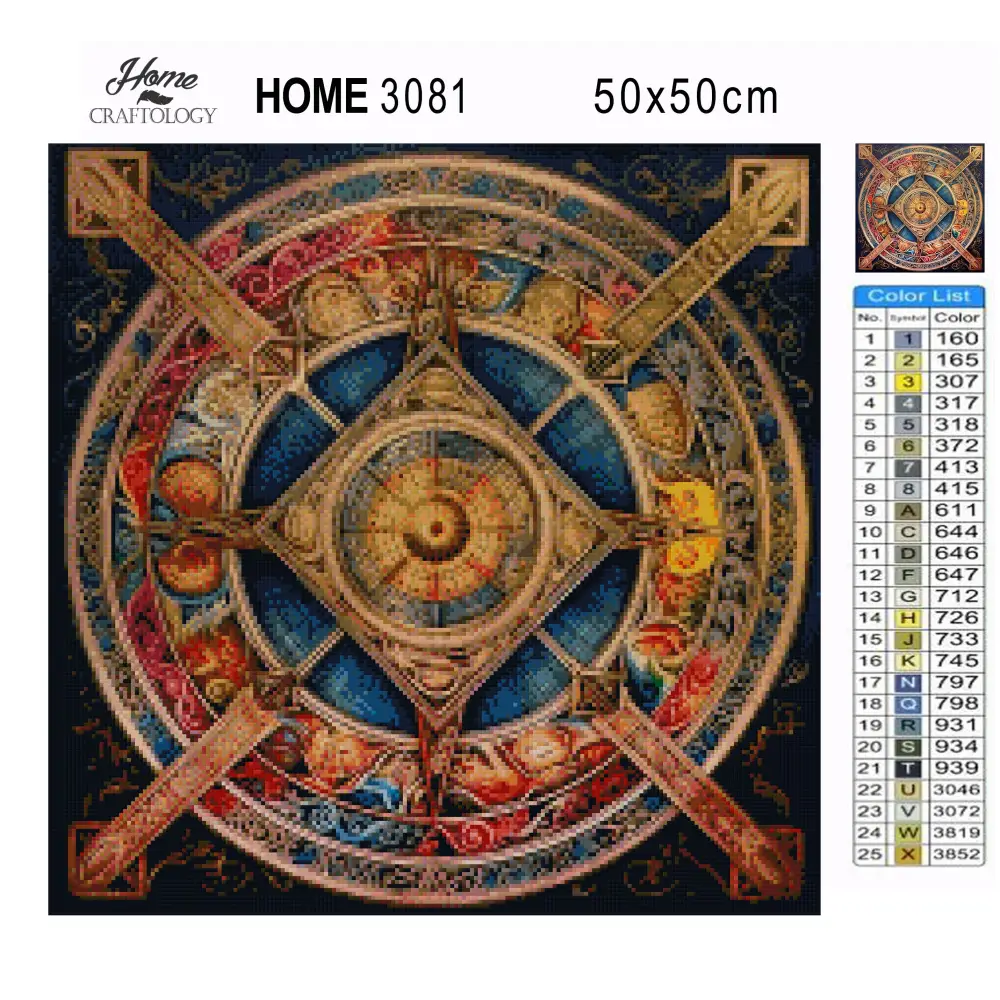 Mystery Mandala - Exclusive Premium Diamond Painting Kit - Diamond Painting Kit