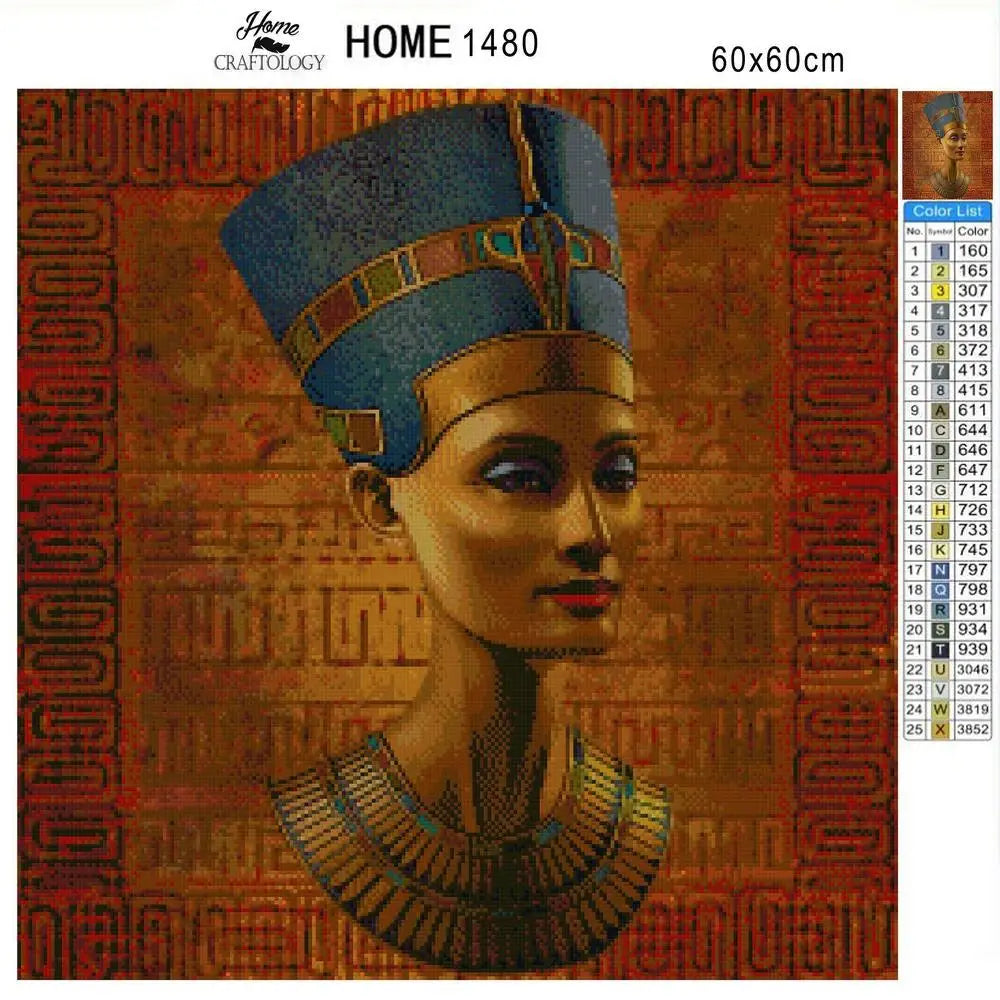 Nefertiti - Premium Diamond Painting Kit - Diamond Painting Kit