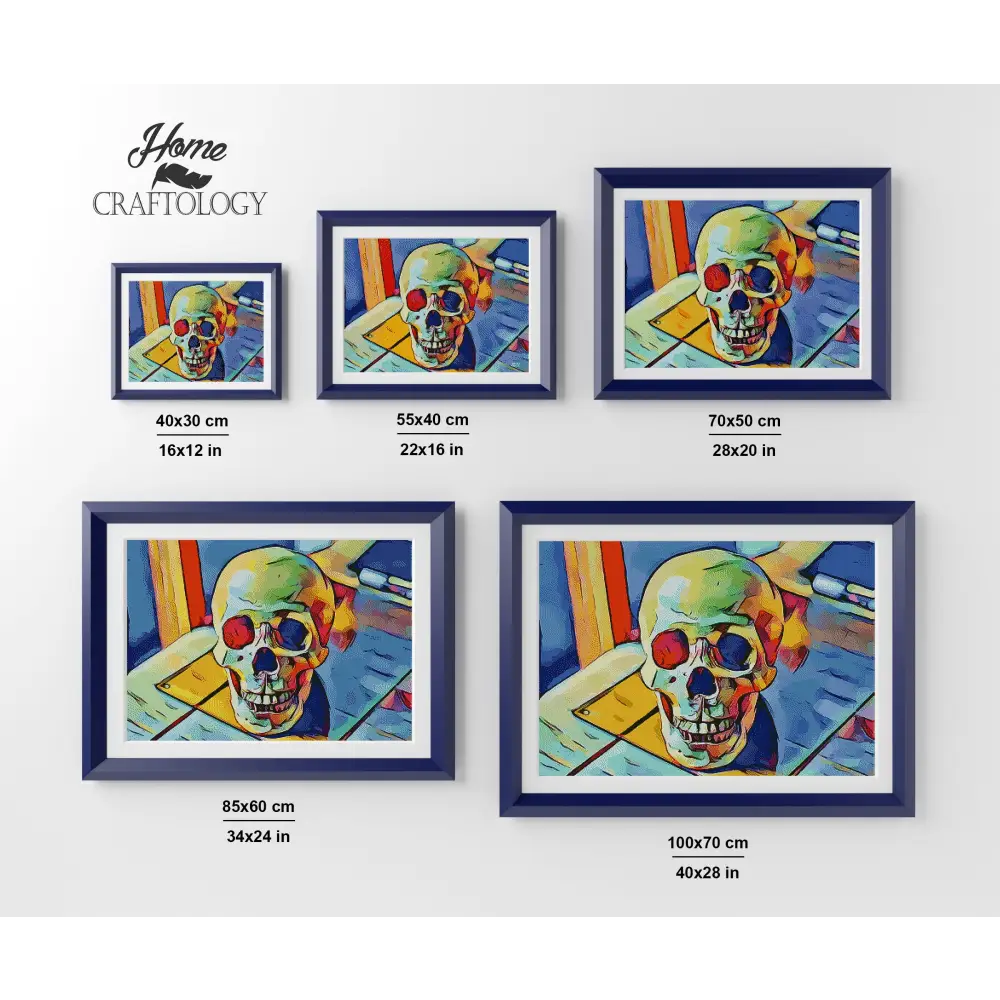 Neon Skull - Premium Diamond Painting Kit - Diamond Painting Kit