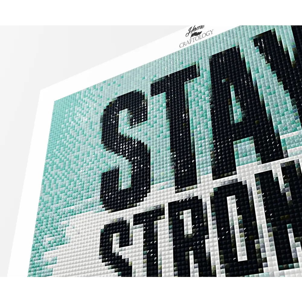 Never Give Up - Premium Diamond Painting Kit - Diamond Painting Kit