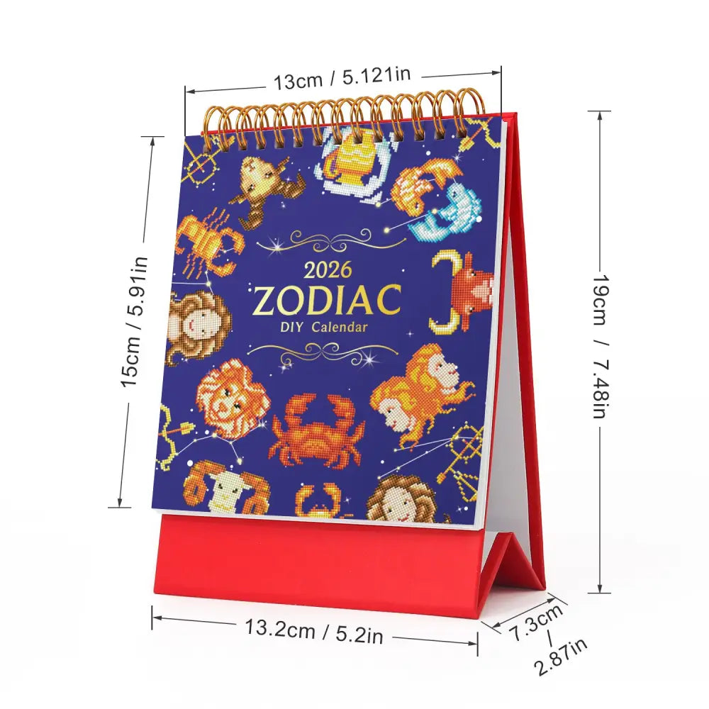 New! 2026 Zodiac Diamond Painting Calendar