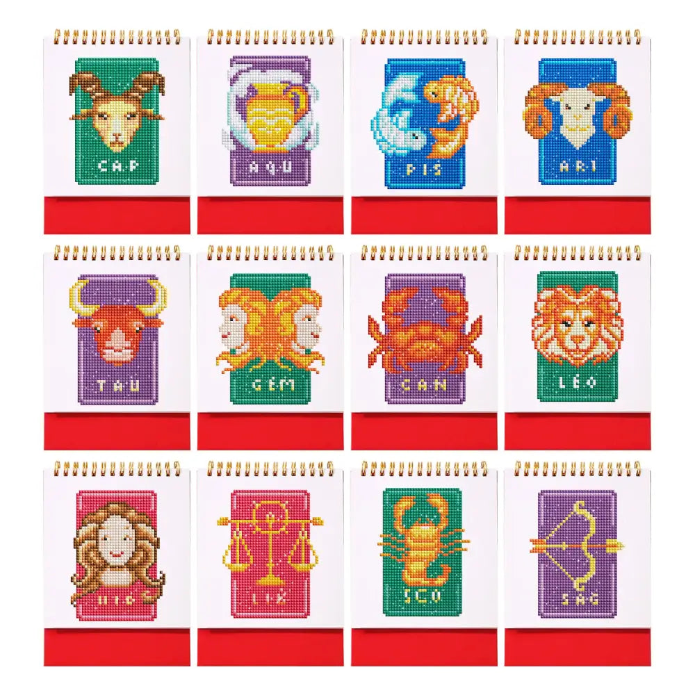 New! 2026 Zodiac Diamond Painting Calendar