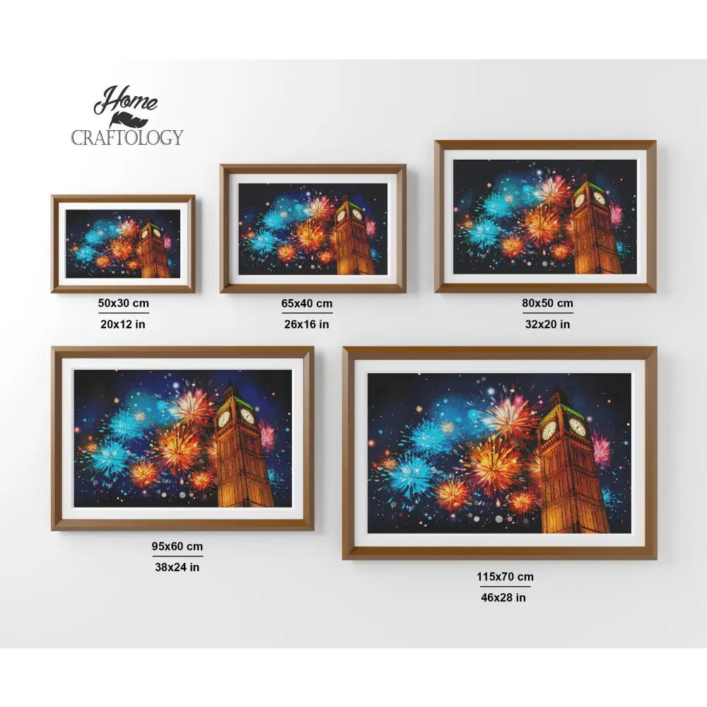 New! New Year in London - Exclusive Premium Diamond Painting Kit - Diamond Painting Kit