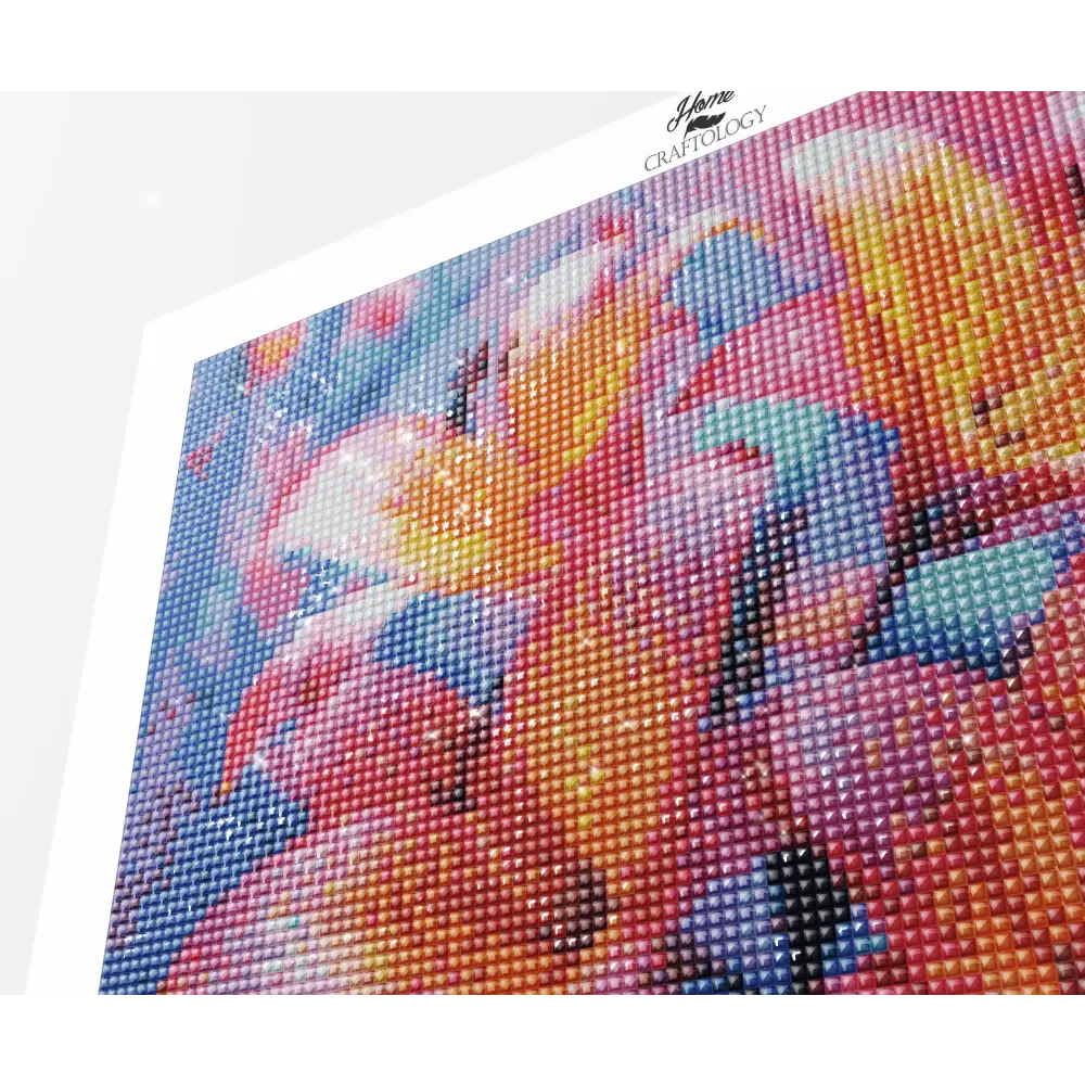 New! Pink Lillies - Exclusive Premium Diamond Painting Kit - Diamond Painting Kit
